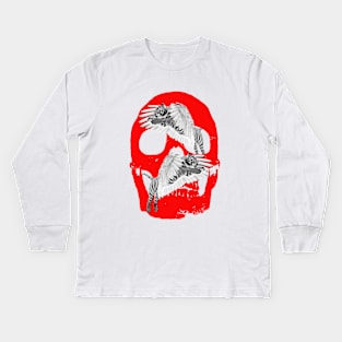 Tiger Skull #2 Kids Long Sleeve T-Shirt